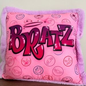 Pink and Purple Bratz Pillow